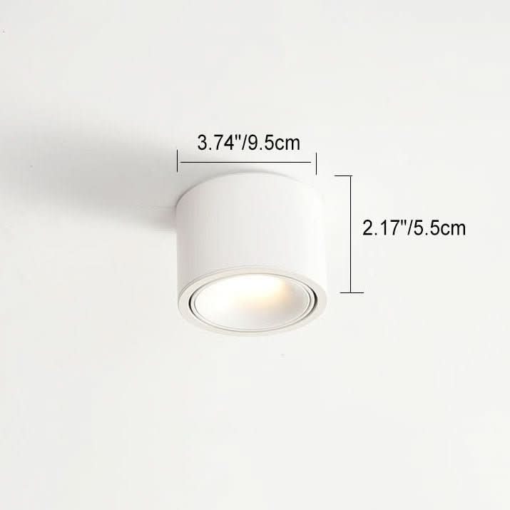 Minispot LED - minimalist ceiling lamp with adjustable lighting spot 8