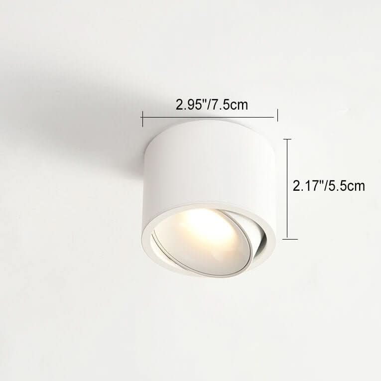Minispot LED - minimalist ceiling lamp with adjustable lighting spot 7