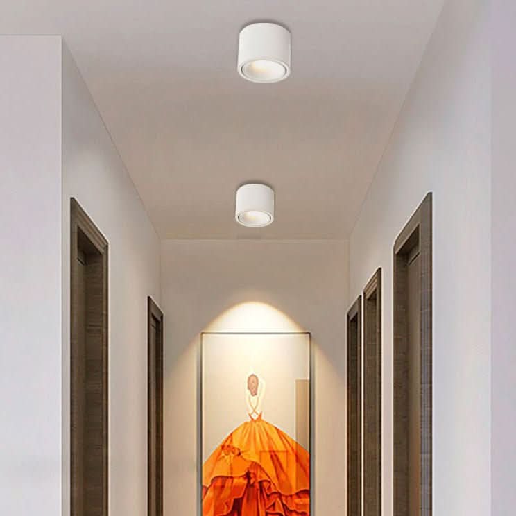 Minispot LED - minimalist ceiling lamp with adjustable lighting spot 3