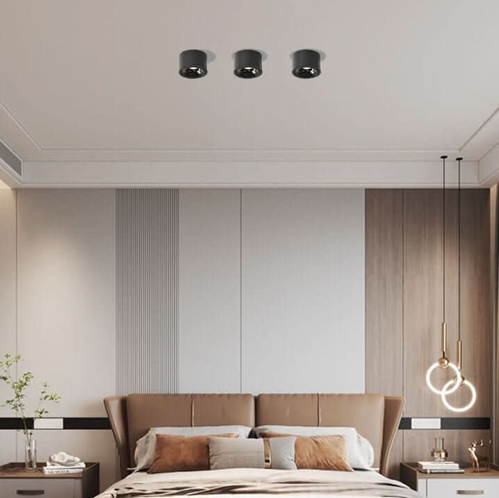 Minispot LED - minimalist ceiling lamp with adjustable lighting spot 4