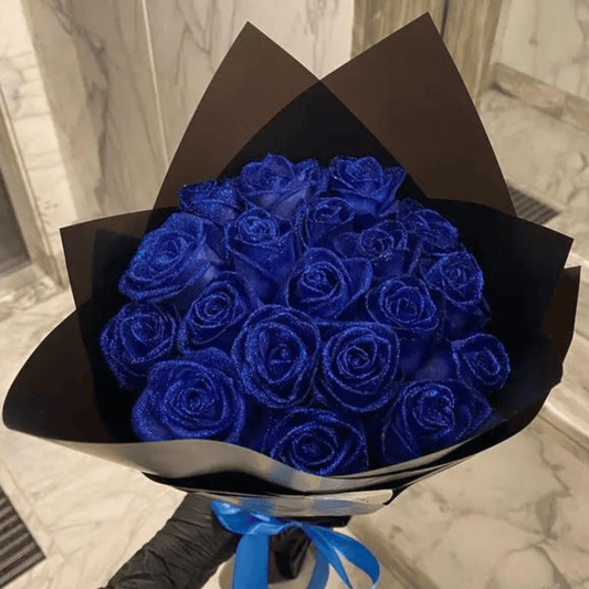 Glitter Roses in a Gift Box – Romantic & Lasting Gift 0