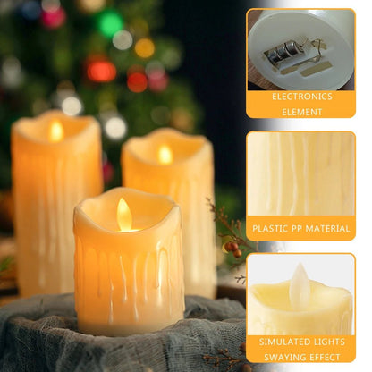 LumiFlame - Candele a LED con luce intermittente realistica