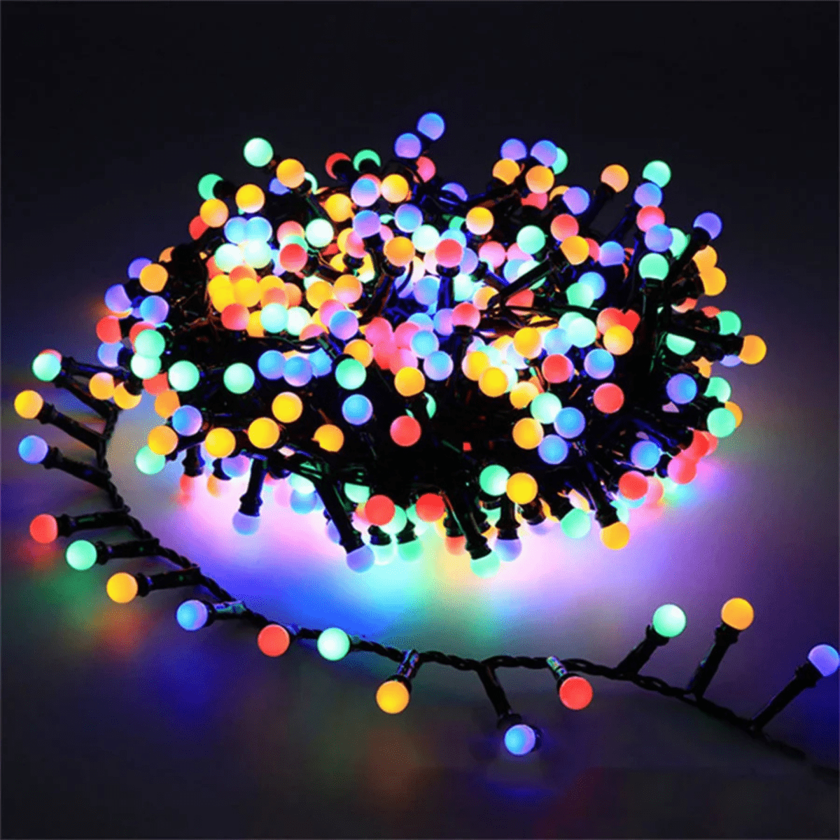 LUMIGLOW – Buiten LED Sfeerverlichting met Waterdichte Bolvormige Lampen & 8 Verlichtingsstanden