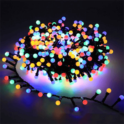 LUMIGLOW – Buiten LED Sfeerverlichting met Waterdichte Bolvormige Lampen & 8 Verlichtingsstanden