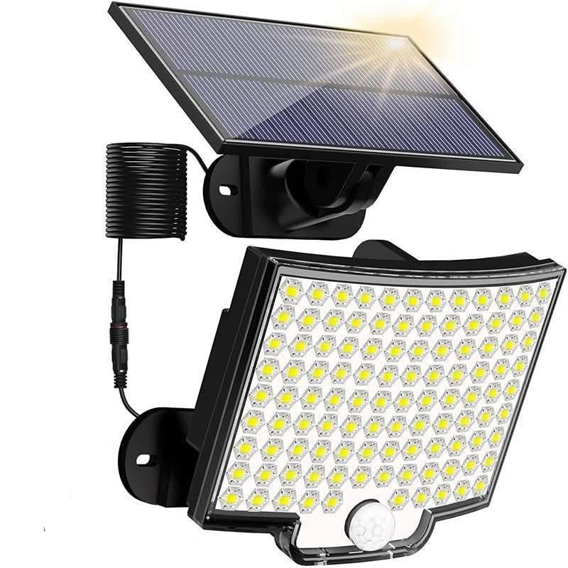 Solaréon Ulkokäyttöön Turvavalo | Vesitiivis aurinkokäyttöinen seinävalo liiketunnistimella