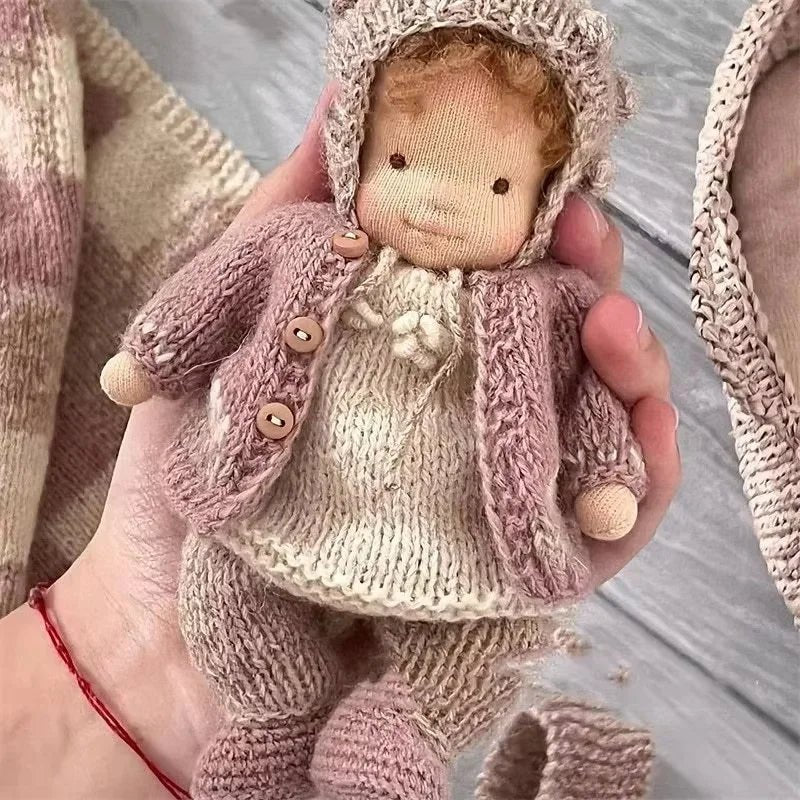 LUMINA – Poupée Waldorf en coton faite main Coffret cadeau