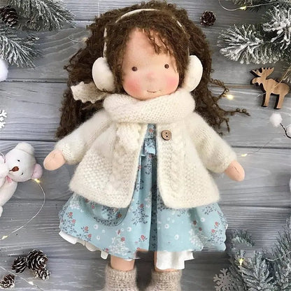 LUMINA – Poupée Waldorf en coton faite main Coffret cadeau