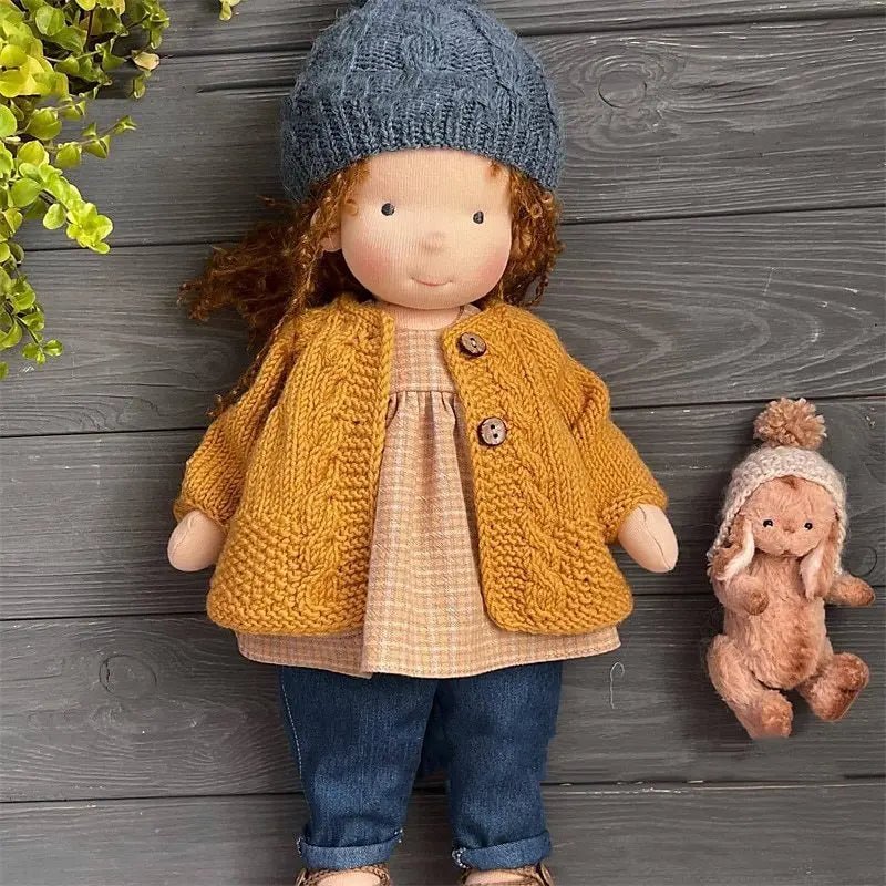 LUMINA – Poupée Waldorf en coton faite main Coffret cadeau