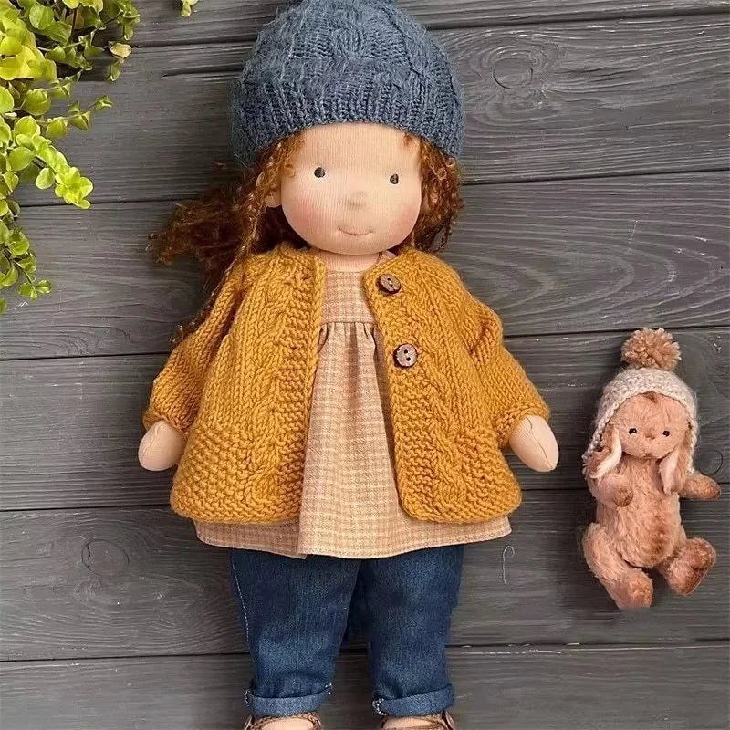 LUMINA – Poupée Waldorf en coton faite main Coffret cadeau
