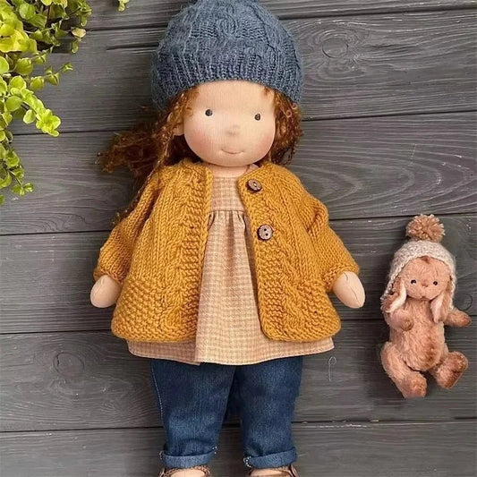 LUMINA – Poupée Waldorf en coton faite main Coffret cadeau