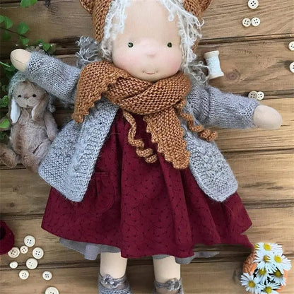 LUMINA – Poupée Waldorf en coton faite main Coffret cadeau