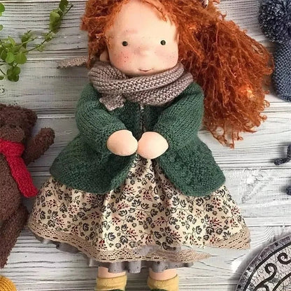 LUMINA – Poupée Waldorf en coton faite main Coffret cadeau