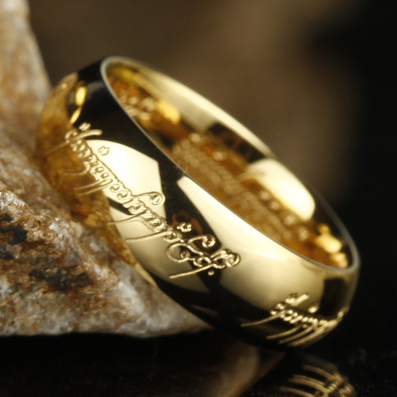 Luminous Engraved Ring – Glow-in-the-Dark Jewelry for Positivity & Happiness