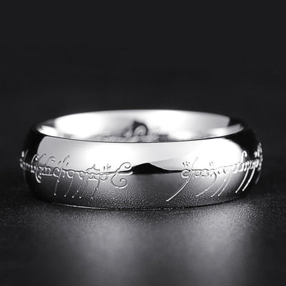 Luminous Engraved Ring – Glow-in-the-Dark Jewelry for Positivity & Happiness