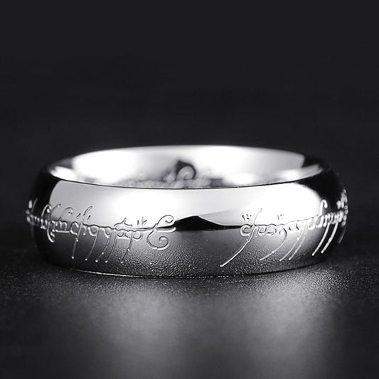 Lichtgevende Gegraveerde Ring - Lichtgevende Sieraden voor Positiviteit & Geluk
