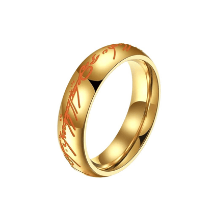 Luminous Engraved Ring – Glow-in-the-Dark Jewelry for Positivity & Happiness