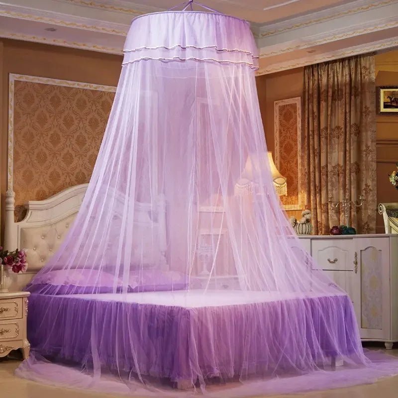 Elegant Princess Dome Mosquito Net with Luminous Butterfly Decor - 100% Polyester 8