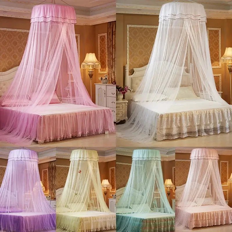 Elegant Princess Dome Mosquito Net with Luminous Butterfly Decor - 100% Polyester 1