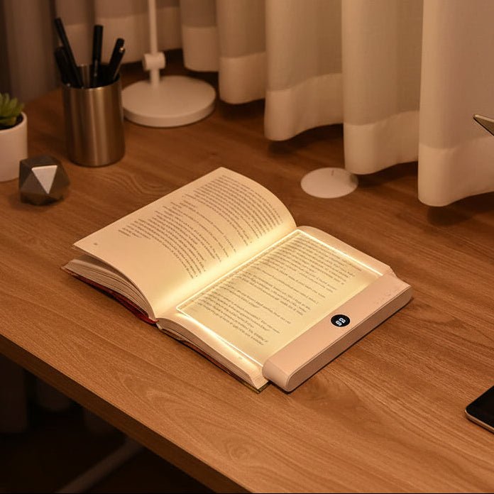 LED Flat Panel Reading Light - Adjustable Color Temperatures & Eye Care Design 1