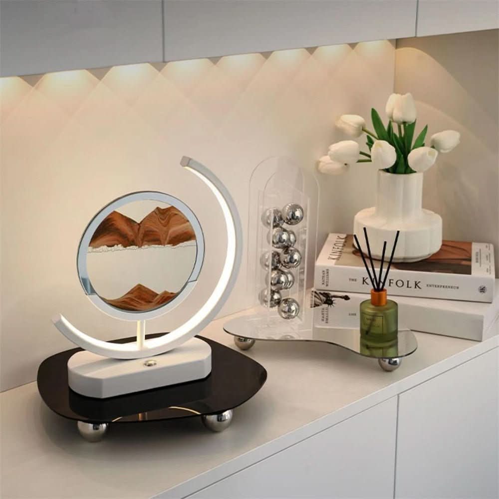 LUMISAND – 3D LED Flowing Sand Art Table Lamp with USB Charging