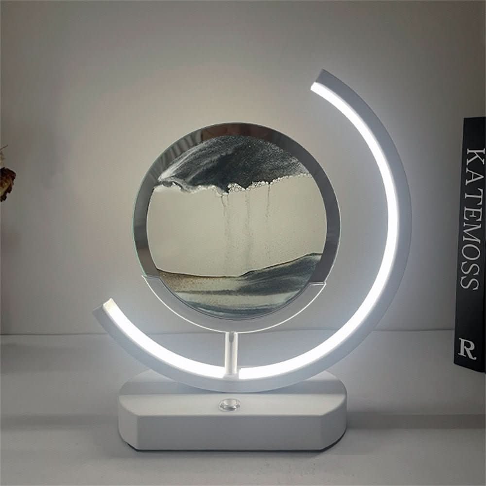 LUMISAND – 3D LED Flowing Sand Art Table Lamp with USB Charging
