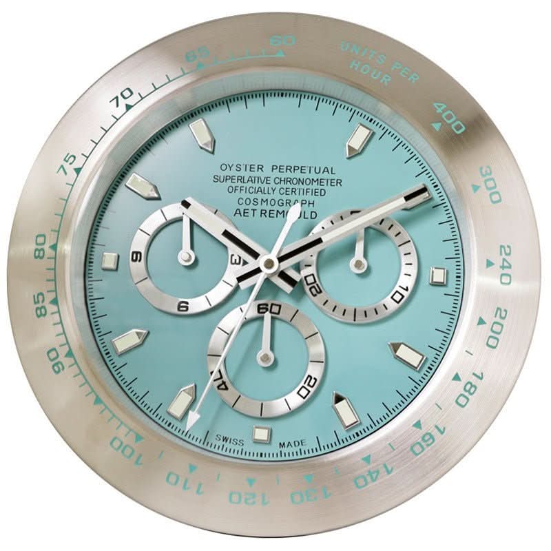 Contemporary Silent Wall Clock with Luminous Hands & Stainless Steel Frame 3