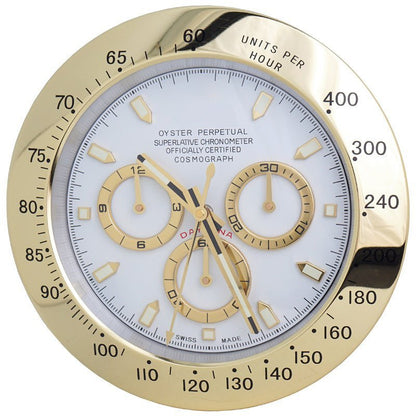 Contemporary Silent Wall Clock with Luminous Hands & Stainless Steel Frame 1