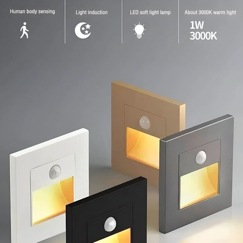 LumiStep Wall Light with Motion Sensor – Stylish Safety Lighting for Indoors