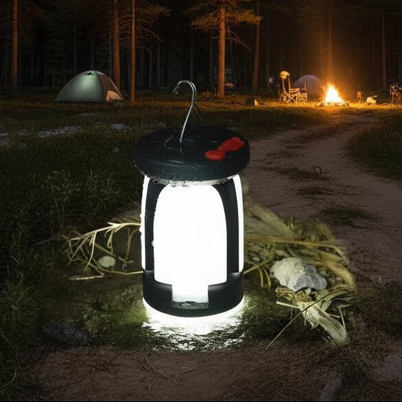 LUMISUN – Solar USB Camping Lantern with Foldable 90° Light Panels