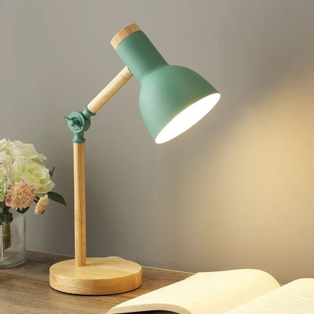 Lumowood Desk Lamp-Adjustable wooden lamp in Scandinavian style for stylish lighting 0