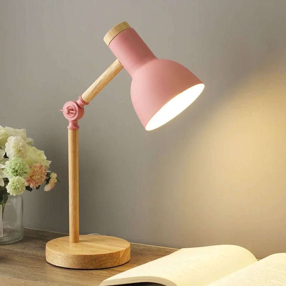 Lumowood Desk Lamp-Adjustable wooden lamp in Scandinavian style for stylish lighting 1