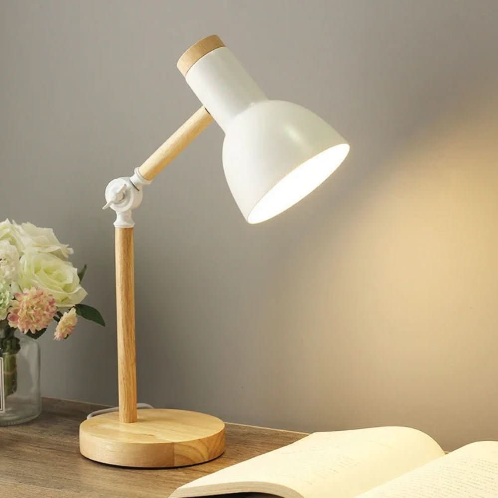 Lumowood Desk Lamp-Adjustable wooden lamp in Scandinavian style for stylish lighting 2