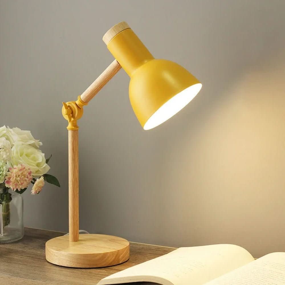 Lumowood Desk Lamp-Adjustable wooden lamp in Scandinavian style for stylish lighting 3