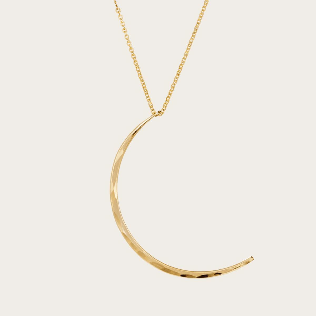 LunaMoon - Collar de oro impermeable e hipoalergénico con recubrimiento duradero