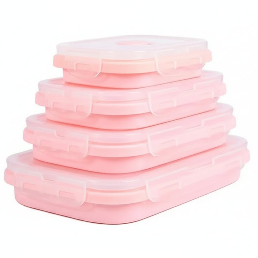 BOXIFY – Collapsible Silicone BPA-Free Food Lunch Box Set 7