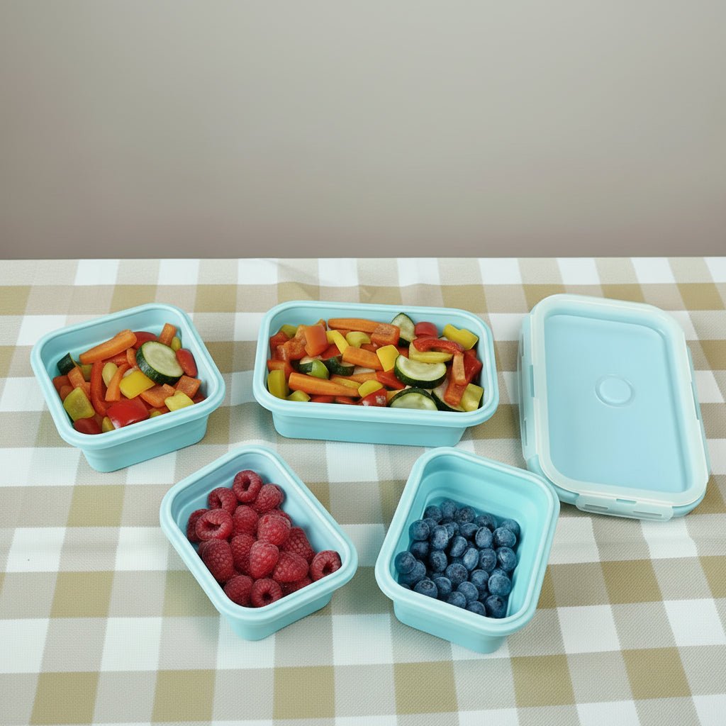 BOXIFY – Collapsible Silicone BPA-Free Food Lunch Box Set 1