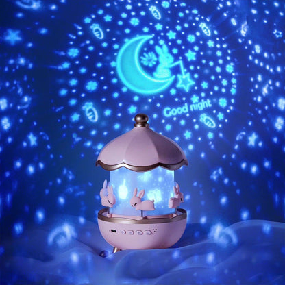Lunivra – Enchanted Dream Projector with Music & 12 Light Patterns