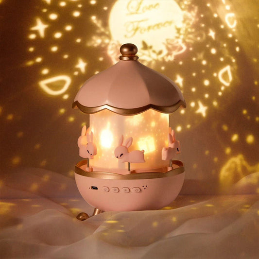 Lunivra – Enchanted Dream Projector with Music & 12 Light Patterns