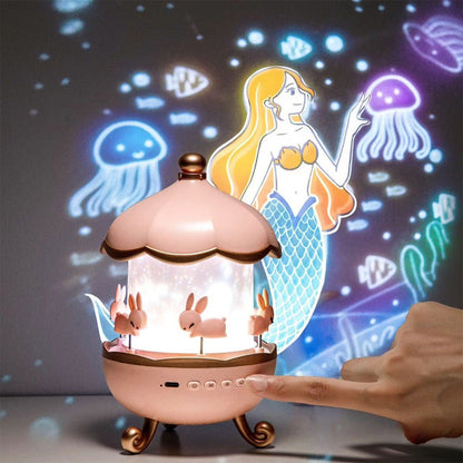 Lunivra – Enchanted Dream Projector with Music & 12 Light Patterns