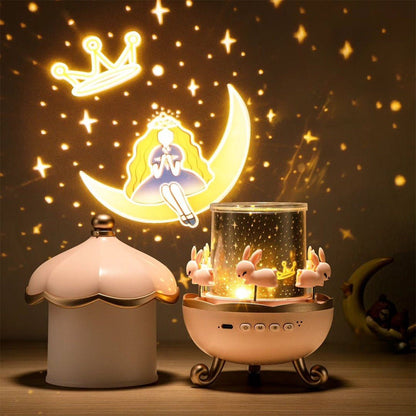 Lunivra – Enchanted Dream Projector with Music & 12 Light Patterns