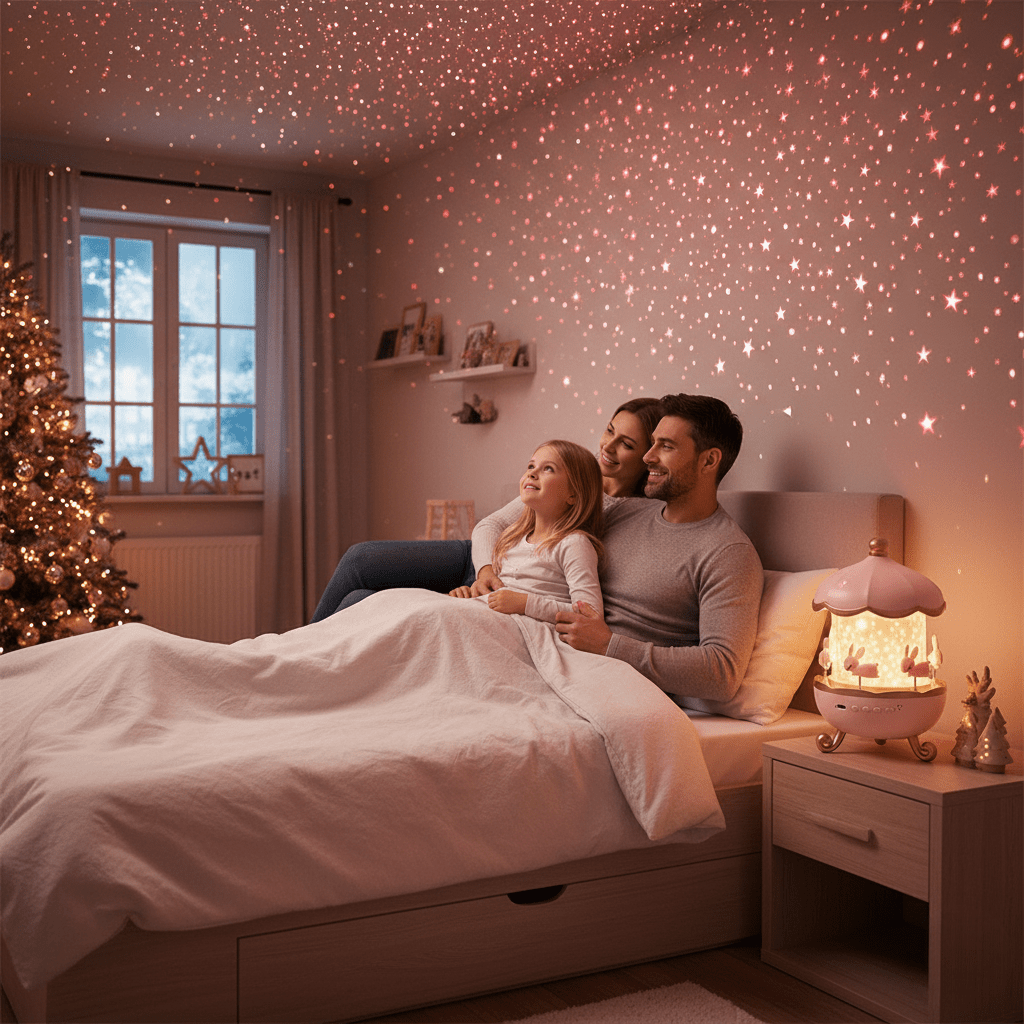 Lunivra – Enchanted Dream Projector with Music & 12 Light Patterns