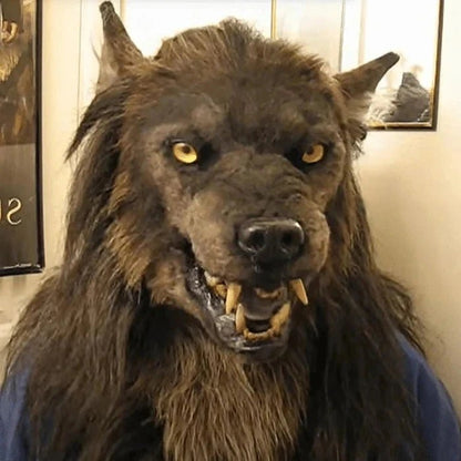 LUPINMASK – Máscara realista de hombre lobo para Halloween y cosplay