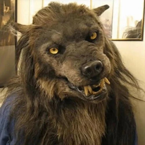 LUPINMASK – Máscara realista de hombre lobo para Halloween y cosplay