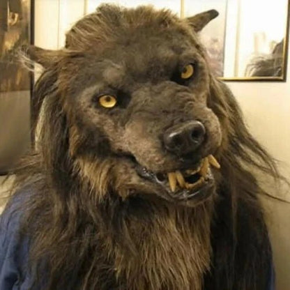 LUPINMASK – Máscara realista de hombre lobo para Halloween y cosplay
