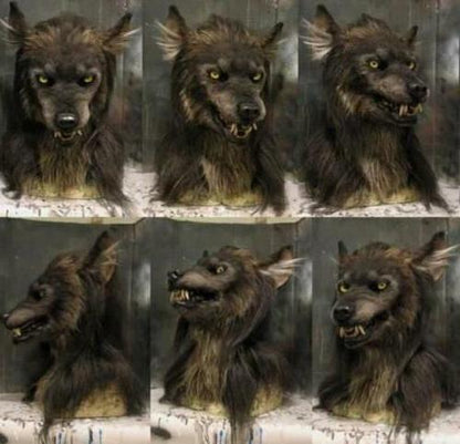 LUPINMASK – Máscara realista de hombre lobo para Halloween y cosplay