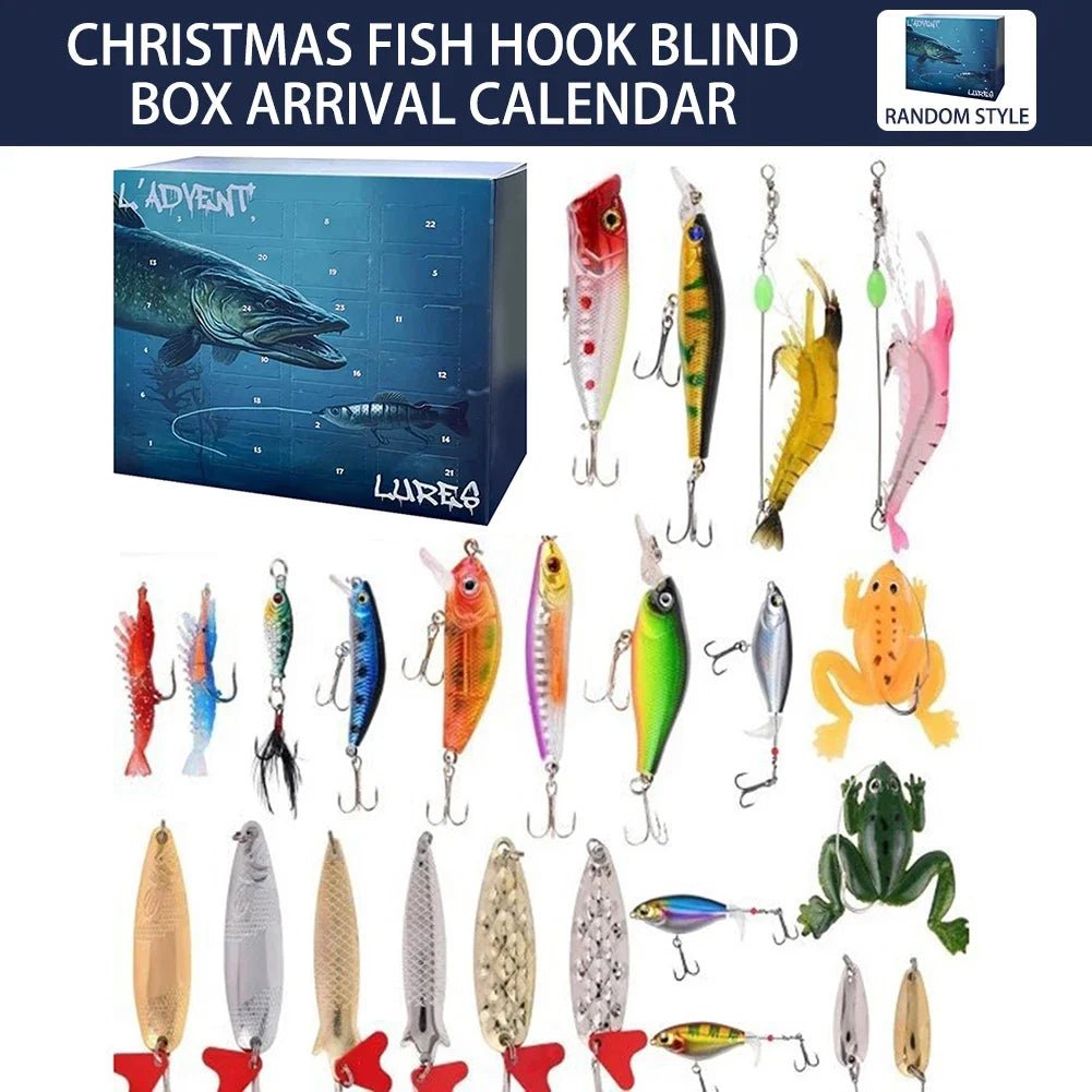 LUREVENT – Advent Calendar 2025 for Anglers with 24 Unique Fishing Lures