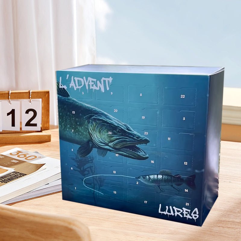 LUREVENT – Advent Calendar 2025 for Anglers with 24 Unique Fishing Lures