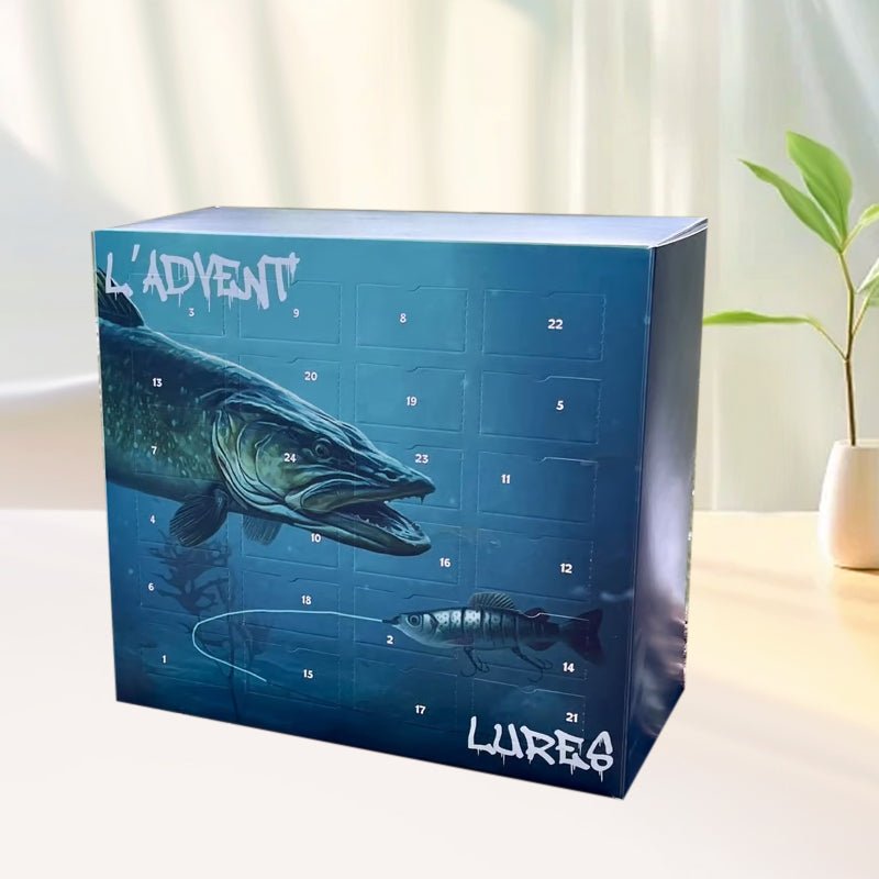 LUREVENT – Advent Calendar 2025 for Anglers with 24 Unique Fishing Lures