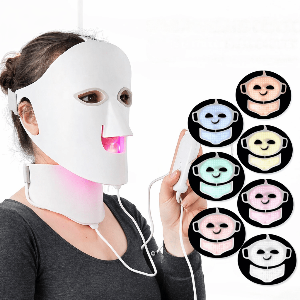 LUXDERMA – Máscara de Terapia de Luz LED para Rejuvenescimento da Pele