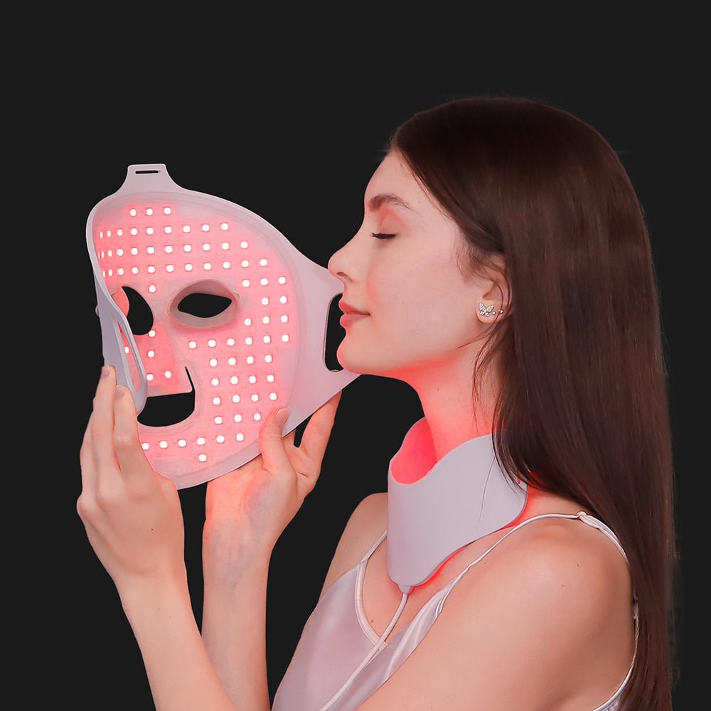 LUXDERMA – Máscara de Terapia de Luz LED para Rejuvenescimento da Pele